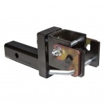 511 - Slides into a standard, 2" receiver tube. Can be set 2 1/2" higher or lower than receiver tube.